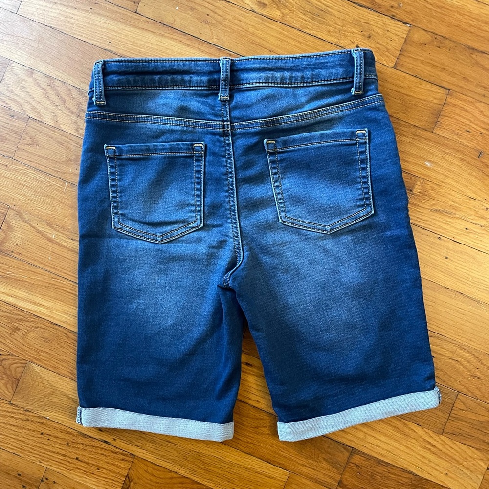 XL 14/16 Cat & Jack Super Stretch Bermuda Jeans - Picture 3 of 4
